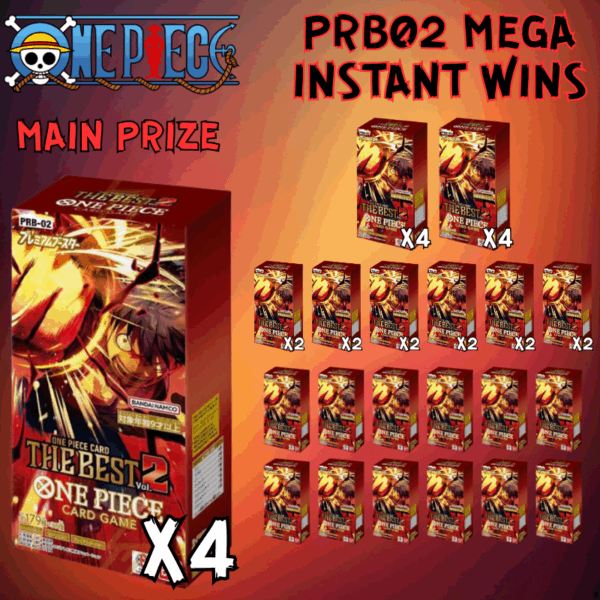 PRB02 Mega Instant Win (Main Prize PRB02x4)