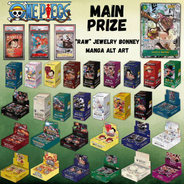 One Piece Mega Instant Wins (Main Prize - "Raw" Jewelry Bonney Manga)
