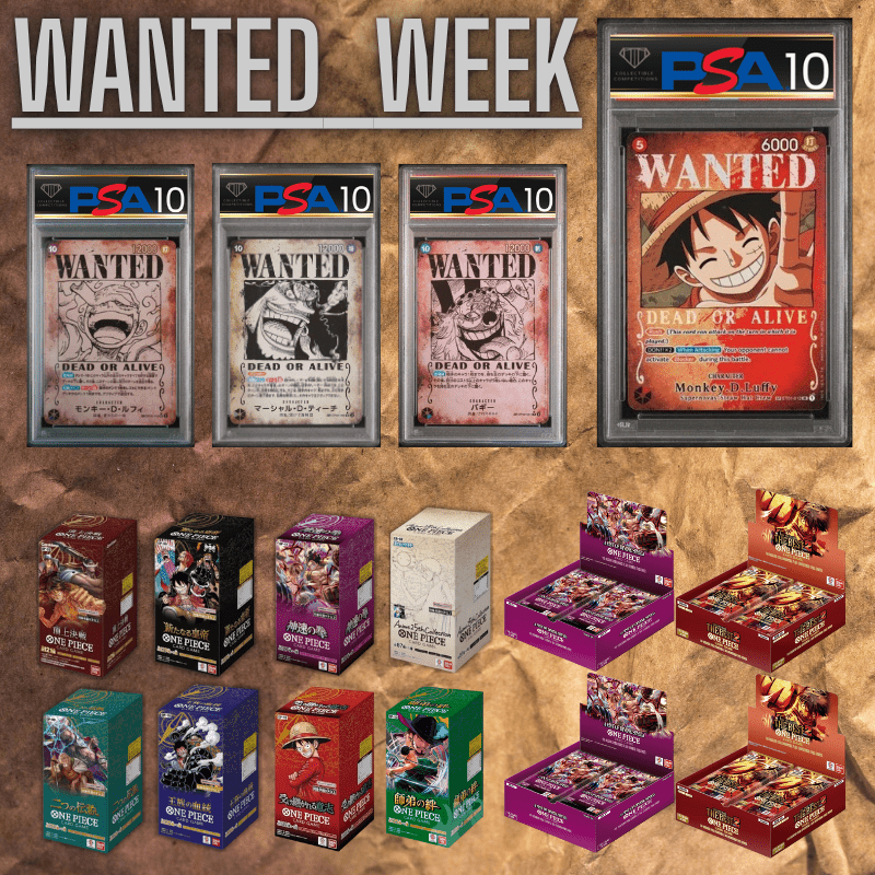 WANTED WEEK (Main Prize-PSA10 Wanted Luffy)