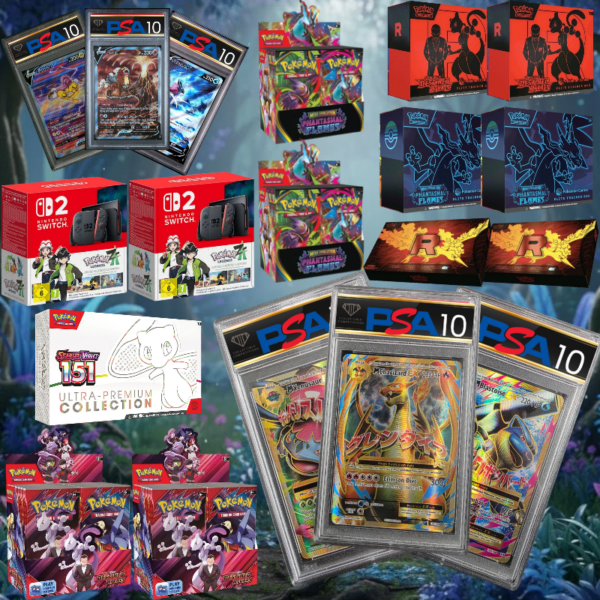 Mega Evolutions PSA 10 Trio + Instant Wins!