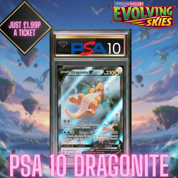 PSA 10 Dragonite V (£550 cash alt)